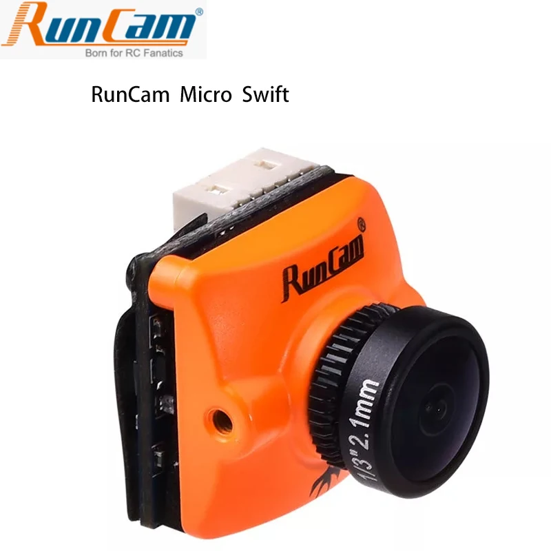 

RunCam Micro Swift 700TVL 1.8 / 2.1mm FPV NTSC / PAL160 / 145 Degrees 4:3 NTSC and Switchable Super WDR FPV Camera Low Latency