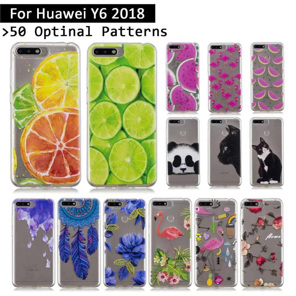 Чехол для Huawei Y6 2018/Honor 7A/Honor 7A Pro/Y6 Prime/Enjoy 8E 2018 мягкий TPU чехол Honor 7 APro/Y6Prime/Enjoy8e |