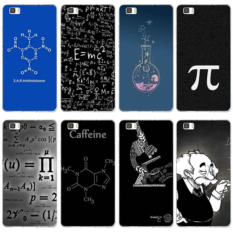 

Science Math Albert Einstein Soft Transparent Cover for Huawei P8 P9 P10 P20 P30 Y5 Y6 II Y7 Honor 6X 9 Mate 10 Pro Lite