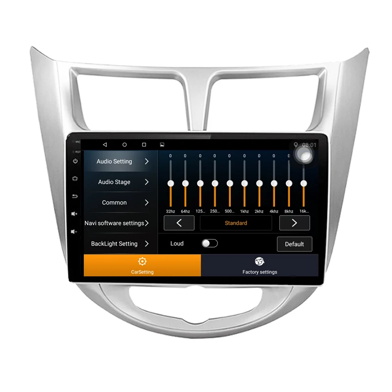 10 1 дюймов Автомобильный GPS для Hyundai Verna Solaris Accent Quad core Android 9 автомобильное радио с 1G