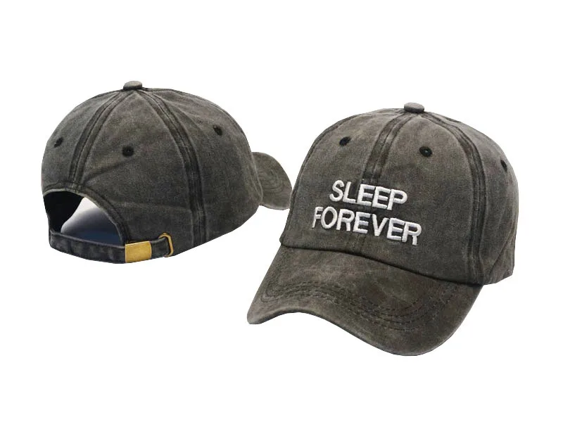 Fashion Letters Sleep Forever Baseball Caps Men s font b Golf b font Snapback Embroidery Hip