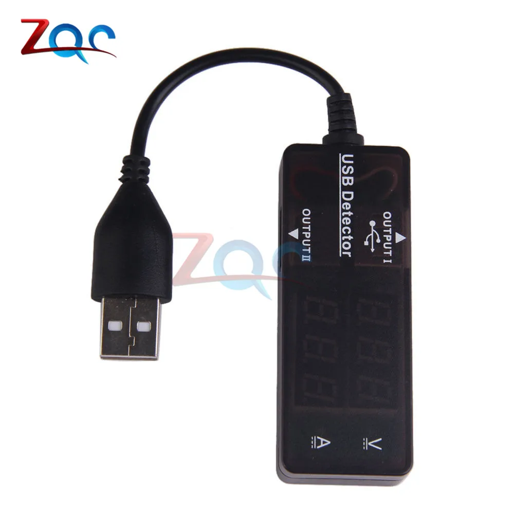 Портативный карманный USB Вольтметр Амперметр зарядное устройство Доктор тестер напряжения измеритель тока зарядное устройство светодиодный цифровой двойной мощности Детектор HR