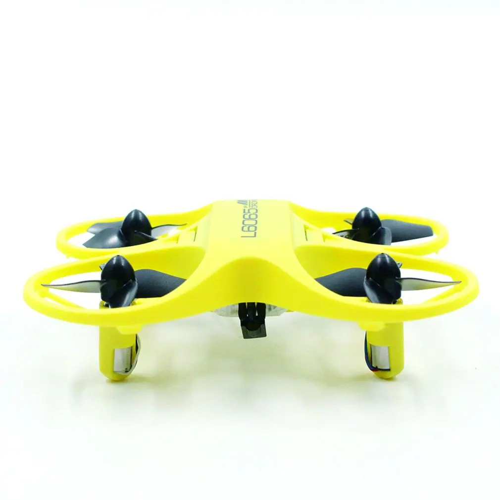 L6065 Мини RC Квадрокоптер Инфракрасный контроль светодиодный Дрон 2 4 ГГц самолет с