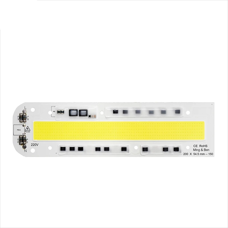Умный IC светодиодный светильник COB Чип IP65 30 Вт 50 70 100 150 AC 220 В 110 Высокая мощность