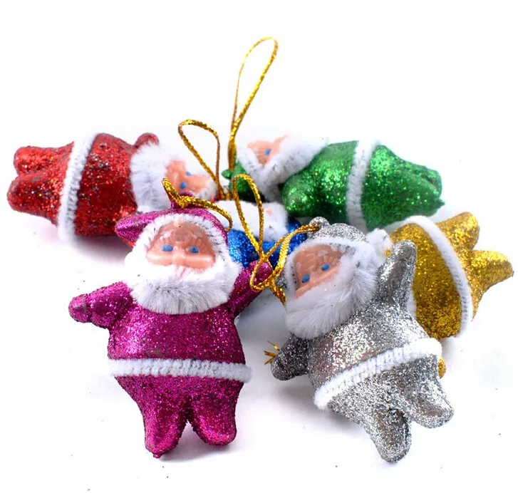 60pcs-lot-Best-Quality-Christmas-Decoration-Santa-Claus-for-Christmas-Tree-Ornamet-6-colors-Christmas-Supplies