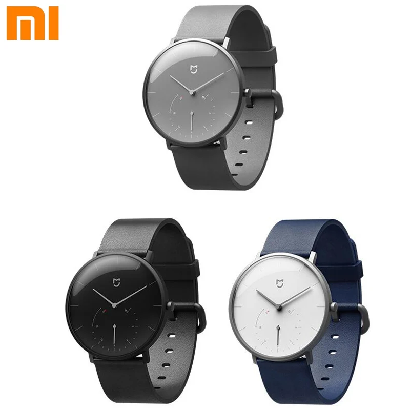 

Original Xiaomi Mijia Waterproof Quartz Watch Smart Band Pedometer Automatic Calibration time Vibrate reminder Stainless Cover