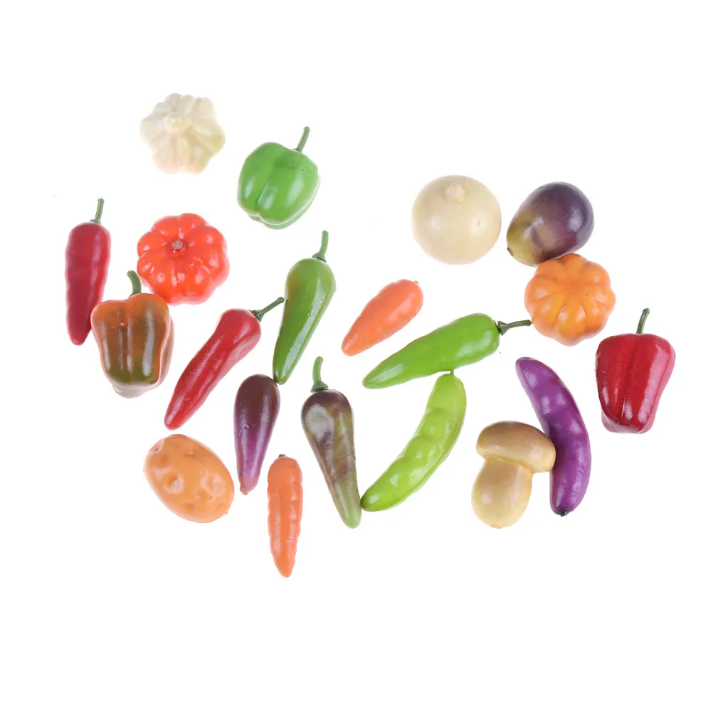 

10PCS Kids Vegetables Toy Pretand Play Fruit Toy Kid's Kitchen Miniature Food Game For Girls And Boys Kitchen Toys