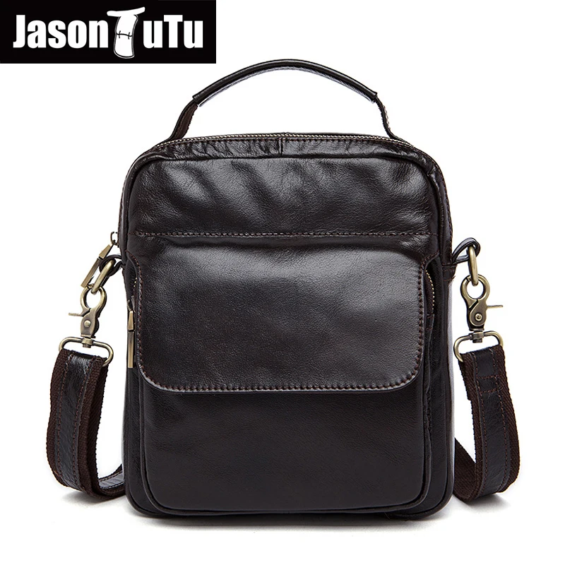 Jason Tutu Satchel High Quality Genuine Leather Men Messenger Bags Casual Vertical Section Shoulder Bag Purses And Handbag Hn199 In Totes From Luggage