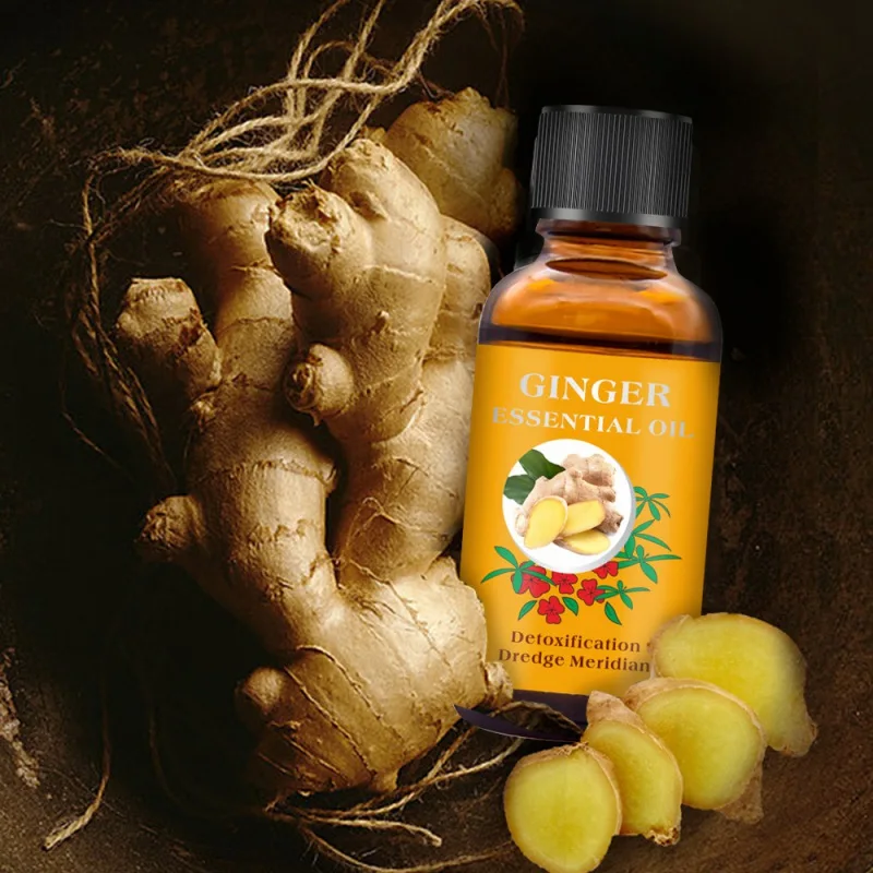 

30ml Essential Oils Body Massage Releif Fragrance Oil Skin Health Care Aromatherapy Diffusers Pure Ginger Oleo Esencial