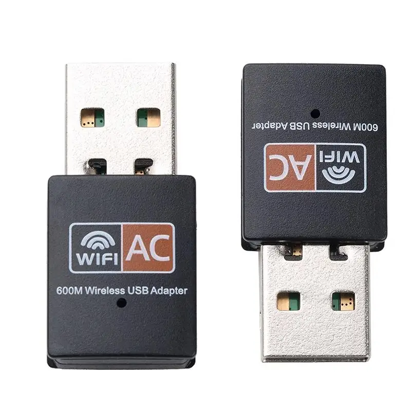 600 Мбит/с Usb беспроводной адаптер Wi-Fi Ethernet Сетевая карта Ac двухдиапазонный 2,4G/5.G Usb Wifi ключ Wifi приемник 802.11Ac