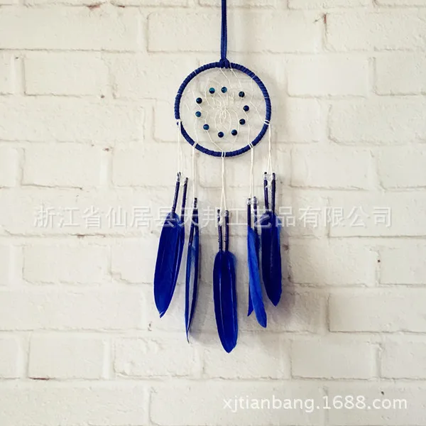 

Indian style dreamcatcher Home Furnishing decoration hand knitting birthday gift car hanging 3colors
