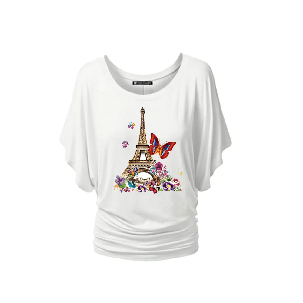 Мода Париж башня тепловая Железная на передачи патч значок тепло винил передачи для одежды футболка цветок наклейки моющиеся DIY