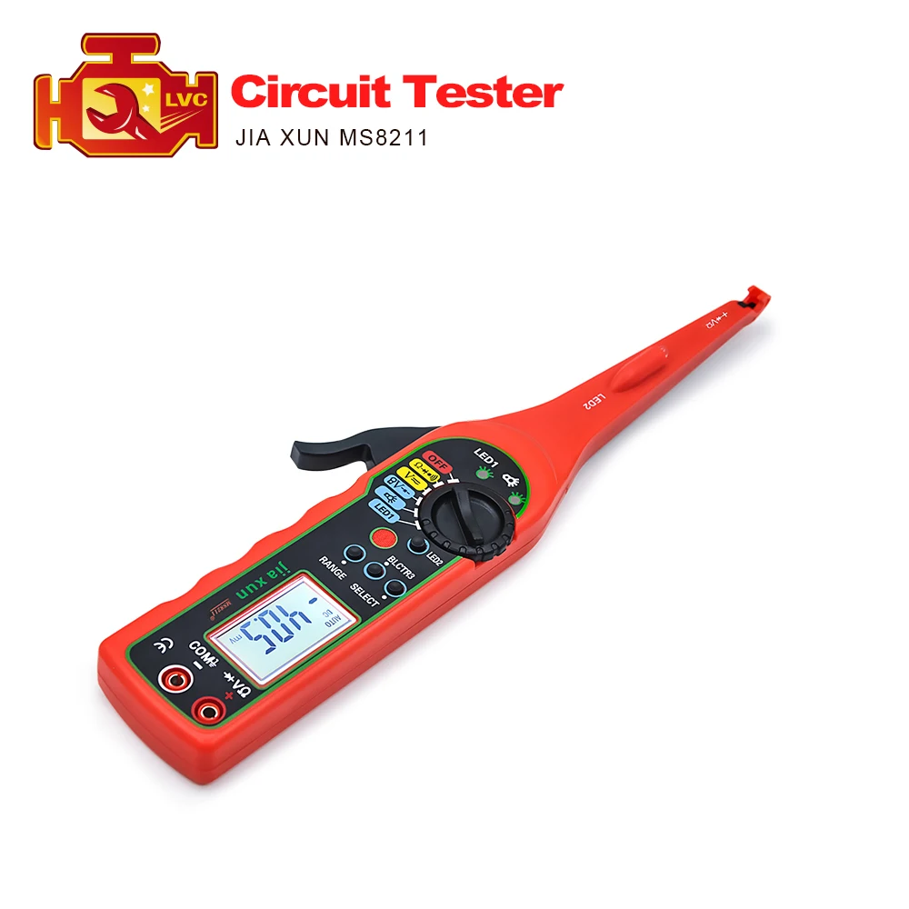 

DHL Free shipping JIA XUN MS8211 Automotive circuit tester Digital Multimeter (Voltage,resistance, diode, buzzer etc..) Tester