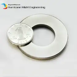 10 шт.. неодимиовое магнитное кольцо OD 50x25x5 (+/-0,1) мм толстые сильные неодимовые постоянные магниты редкоземельных Магнитных труб точность