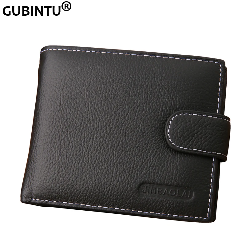 New Arrival Genuine Leather Wallet Men Famous Brand Mens Wallet with Coin Pocket Carteira Masculina Couro