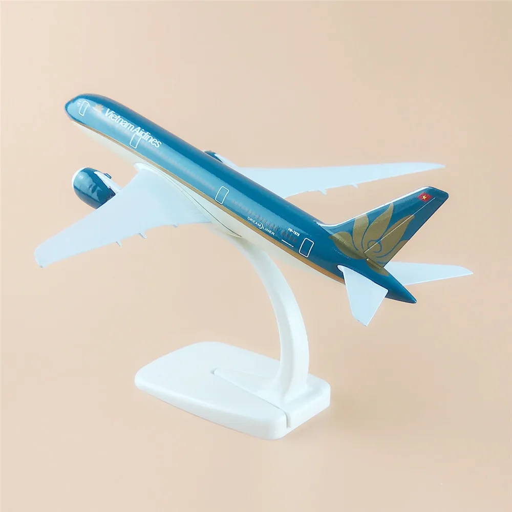 Новинка 20 см металлическая модель самолета Air Vietnam Airlines Boeing 787 B787 Airways W подставка