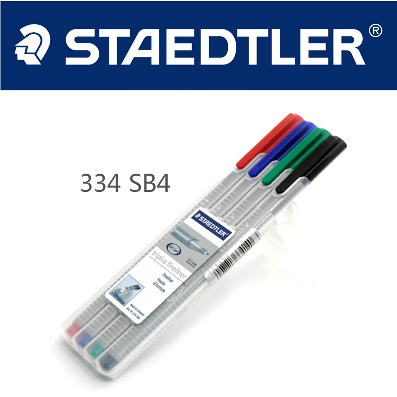 Ручка гелевая Staedtler 334 SB Triplus Fineliner цветная ручка 0 3 мм 4/10/20 цветов набор