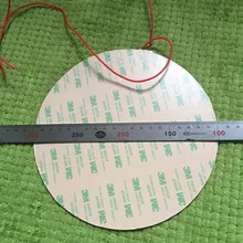 Dia200mm, 200 W 230 V универсальный силиконовый нагреватель, 3D-принтеры обогреватель, нагретый кровать, Двигатель Подогреватель Масла электрические нагревательные колодки