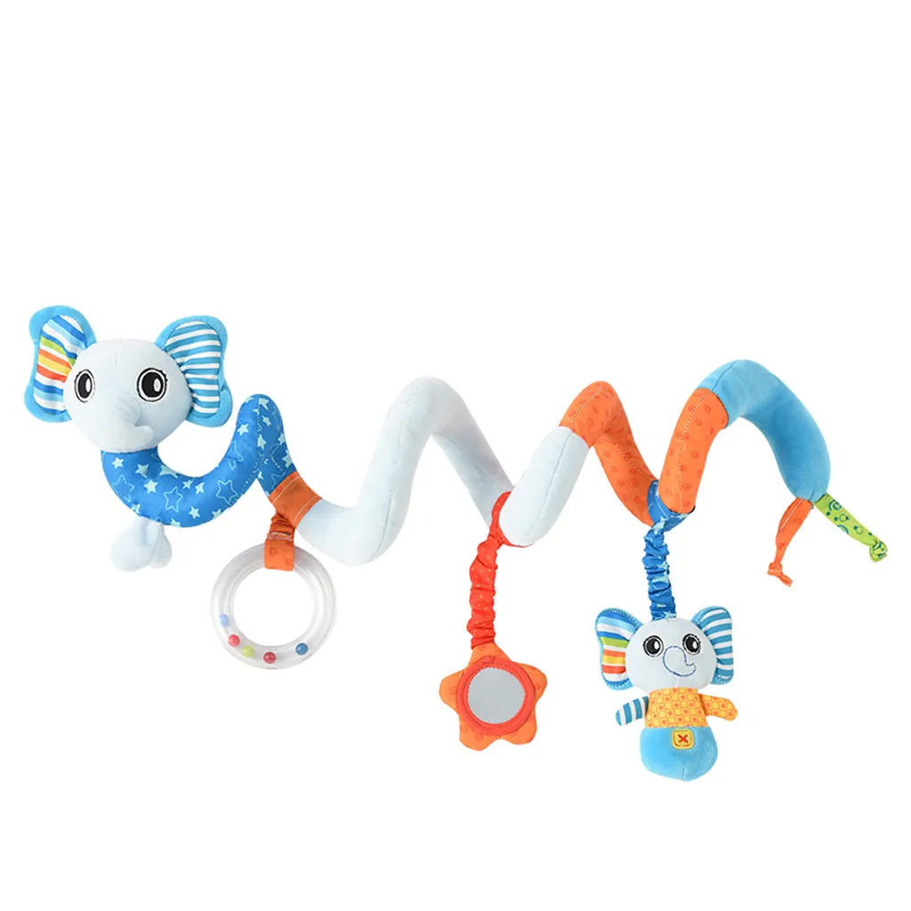 Детская коляска с рисунком из мультфильма и кровать, спиральная тележка, подвешенные игрушки# p45US