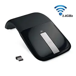 ZGPAX 2,4 ГГц Беспроводной Мышь оптическая сенсорный Arc Мышь с USB приемник складной Touch Ultra-компактная мышь Мыши Бесплатная доставка A30