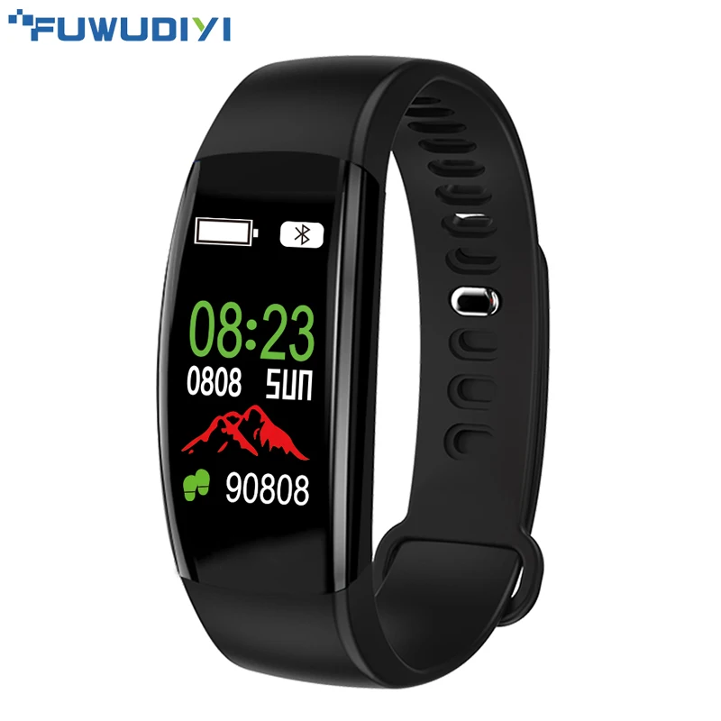 

FUWUDIYI Smart Bracelet Band Sleep Monitor Anti-lost Wristband Call Remind Find Phone Fitness tracker Step Counter Alarm Clock