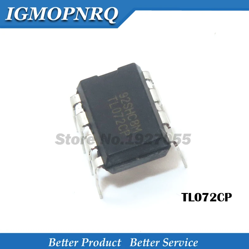 10PCS TL072CP DIP-8 TL072CN DIP TL072 072C DIP-8 new original afbeelding