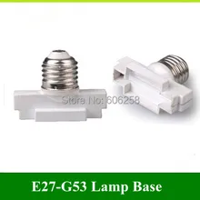 E27 отложным воротником G53 лампы преобразователи светодио дный свет лампы аксессуары 10 шт