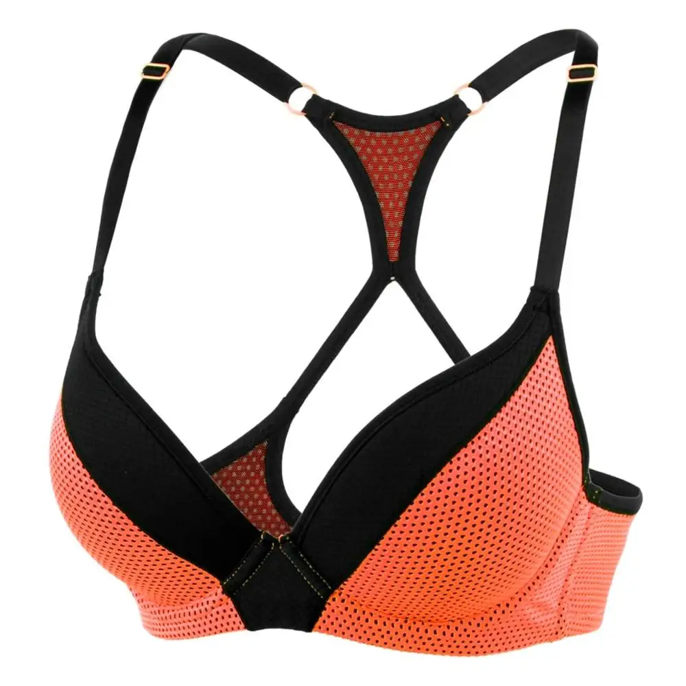 underwire push up sports bra