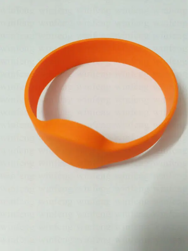 Пассивный uhf rfid браслет 20 см Длинные Диапазон 860-960 мГц чужой higgs3 водонепроницаемый orange силиконовые браслеты