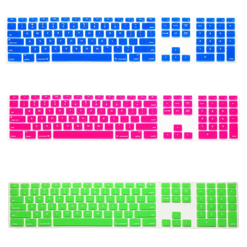 Для Apple iMac настольный протектор Flim красочный силиконовый чехол для клавиатуры
