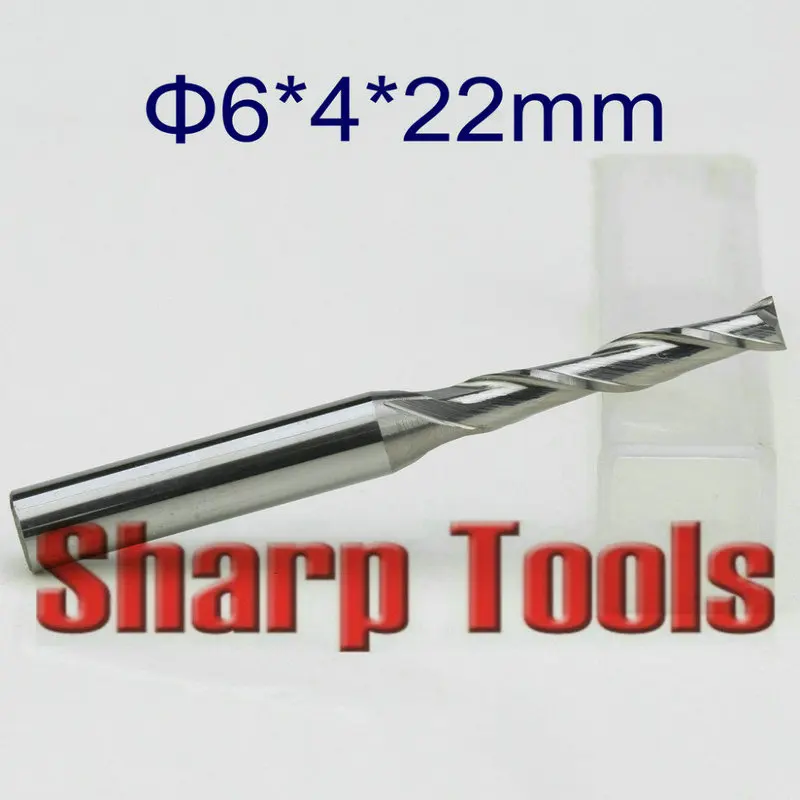 1pc 6mm Shank Ced3-5mm Two 2 Flute Solid Carbide End Mill Milling Cutters for Wood Spiral Router Bit CNC Engraving Cutting Tool_1