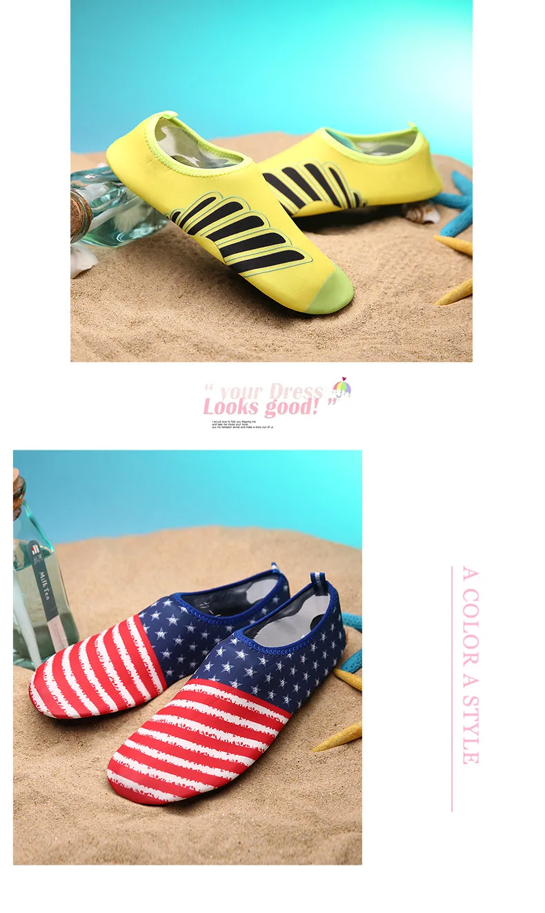 2019 Summer Unisex Sneakers Upstream Light Athletic Shoes American Flag Swimming Shoes Water Sport Seaside Beach Surfing Sandals (5)