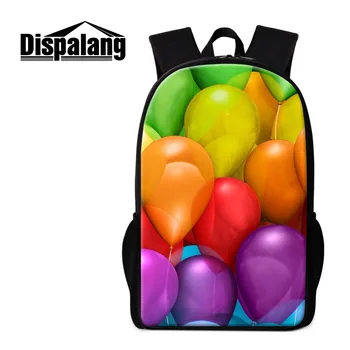 

Dispalang 16 Inch Student Children School Bag Colorful Balloon Travel Backpack for Women Female Rucksack Leisure Women Bag