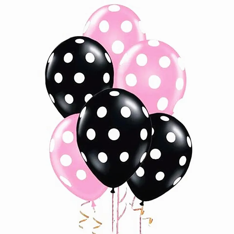 35 шт божья коровка черный красный горошек латексные шары globos детский душ День