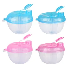 Три отсека миска органический рис молоко порошок контейнер для хранения коробка портативный Герметичность BPA бесплатно формула диспенсер чашка для закусок