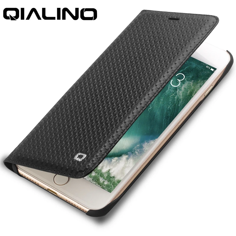 Case IPhone 8 Luxury Genuine Leather Flip Phone Cover For IPhone8 Plus Ultra Slim Card Slot 4.7