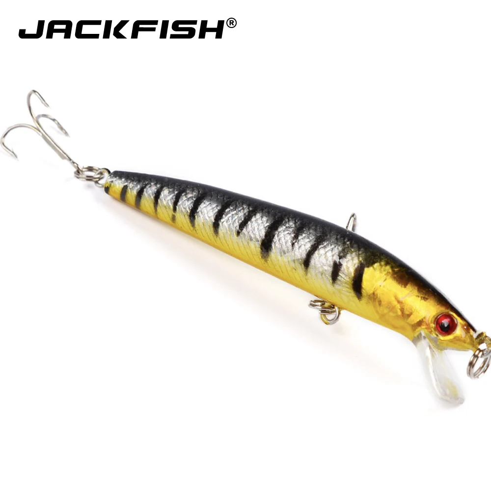 JACKFISH 1 шт. рыболовные приманки 10 цветов для рыбной ловли см 8 г воблеры джиг
