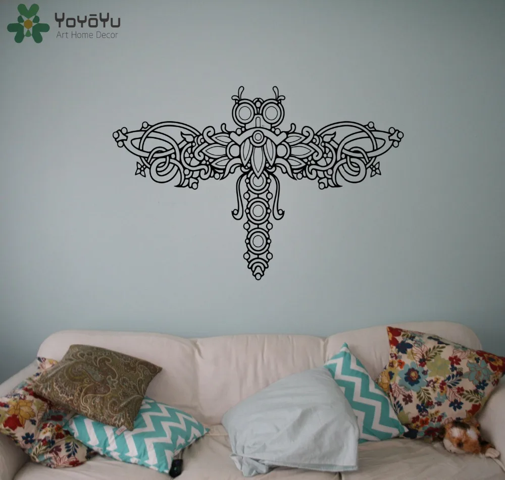 

Dragonfly Wall Stickers For Kids Rooms Cute Animal Wall Decal Modern Design Waterproof Art Home Decor Playroom DIY ChildrenSY483