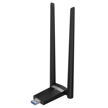 

1200M 802.11AC Laptop Dual Band 2.4G/5G USB 3.0 Wireless WiFi Adapter Long Range Network WiFi Dongle With 2 X 5dBi Antenna