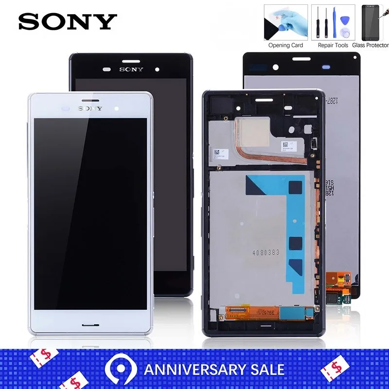 

Original IPS For Sony Xperia Z3 Display Touch Screen for SONY Xperia Z3 Display LCD Dual Replacement Parts D6633 D6603 LCD