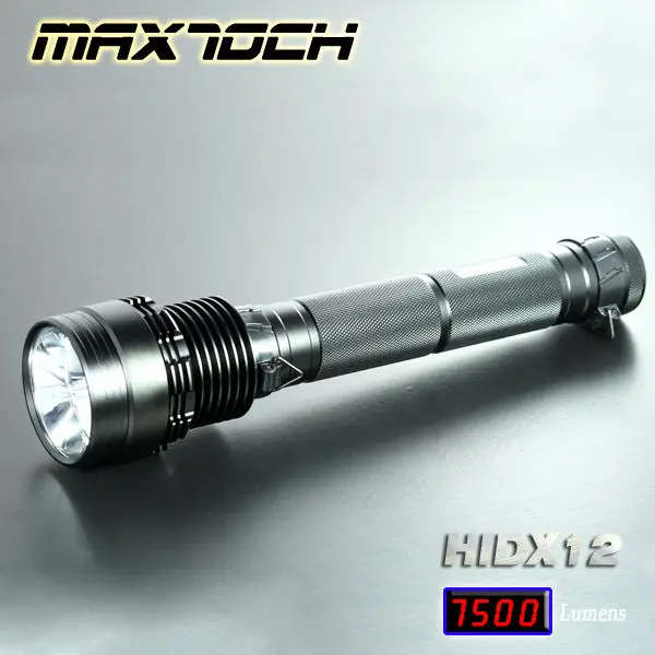 Огромная Распродажа! MAXTOCH HIDX12 7500LM яркие Алюминий Настоящее 85 Вт/65 Вт/45 Вт фонарь