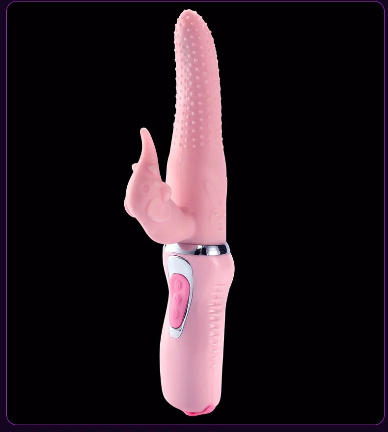 JIUAI Super Soft Silicone Vibrator Smart Heating G-spot Stimulator Tongue Vibrators for Women Clitoris Stimulator USB Charge (11)