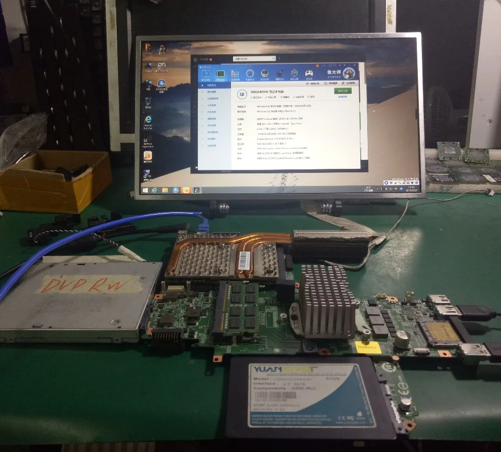 Для MSI GT70 MS 1763 Материнская плата ноутбука 17631 VER: 1 PGA947 Поддержка i7 процессор 100%