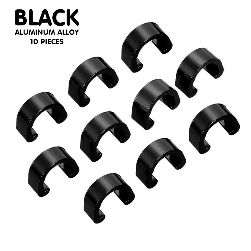 

10 pcs Bicycle line pipe buckle Type c line pipe buckle Brake line pipe Shifting lever MTB Road bike Bicycle line pipe buckle