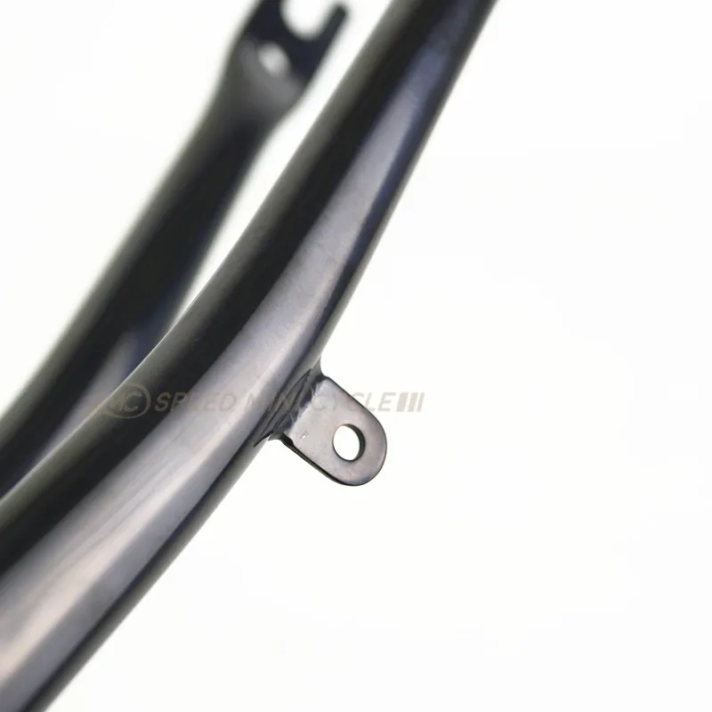 SMC титановая передняя вилка для велосипеда Brompton 1-1/" 74 мм, супер светильник, вилка, вес 287 г, лучший черный/матовый/Ti цвет, складные велосипеды