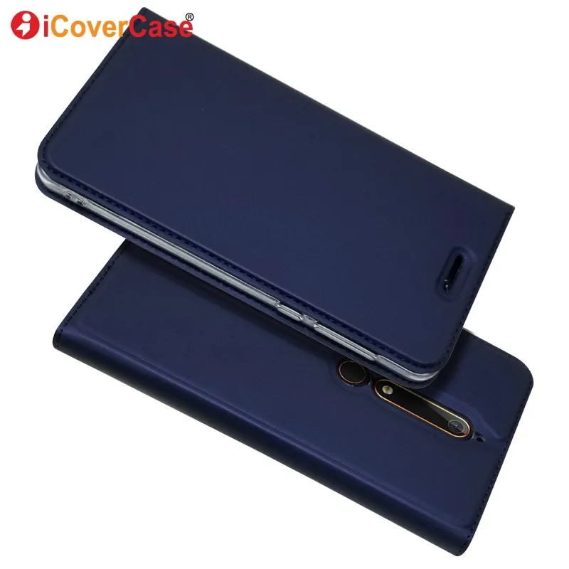 Чехлы для телефонов Nokia 6 1 5 3 2 X5 X6 2018 7 plus 8 9 чехол роскошный кожаный кошелек флип