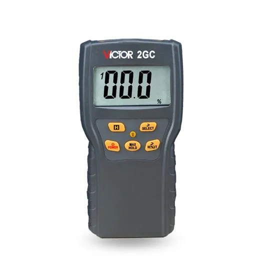 NEW VICTOR 2GC DIGITAL GRAIN MOISTURE METER TESTER Temperature compensation 2%~31%RH, Resolution 0.5% victor 2gc vc2gc lcd grain moisture meter tester