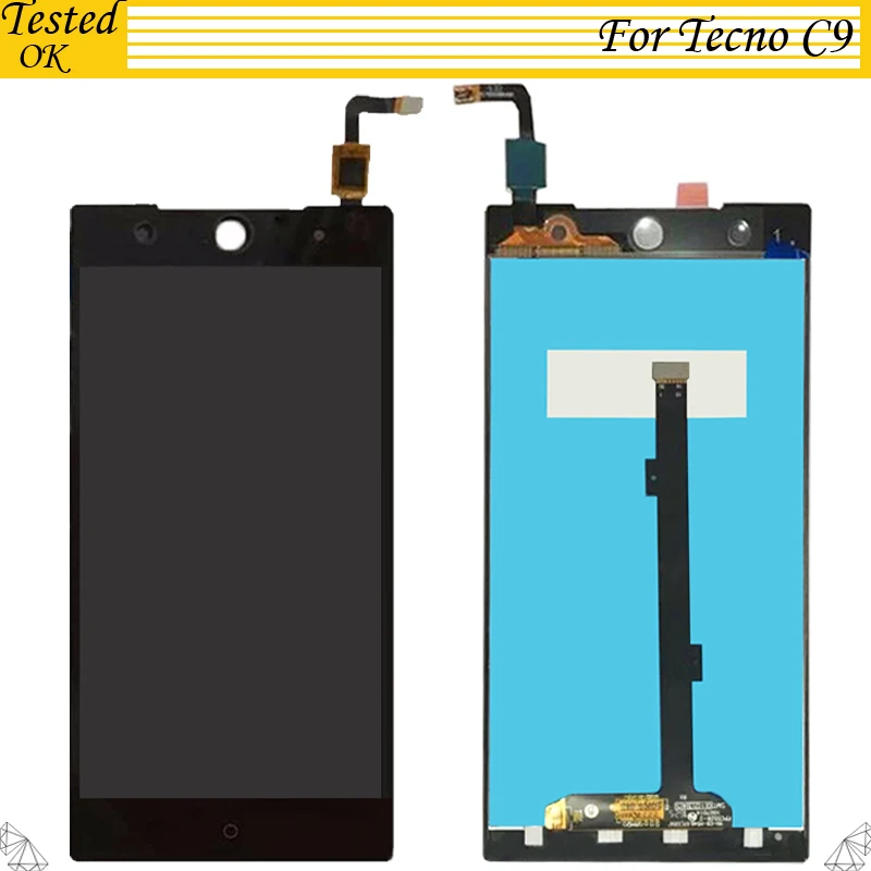 

100% Tested Working For Tecno C9 LCD Display Touch Screen Glass Digitizer Tecno Camon C9 Complete Assembly Replacement