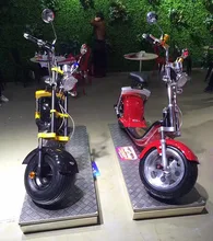 hot sale 60V 20.0AH lithium battery 1200W power fat tire harley electric scooter