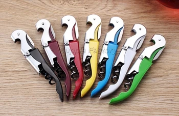 

500pcs Bottle Opener Parrot Wine Opener Hippocampus Knife Stainless Steel Corkscrew Red Wine Beer Bottle Opener